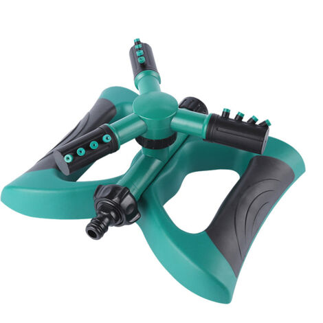 Ahlsen Gemischter Gartensprinkler, grün/schwarz, Schmetterlings-Tandemsprinkler