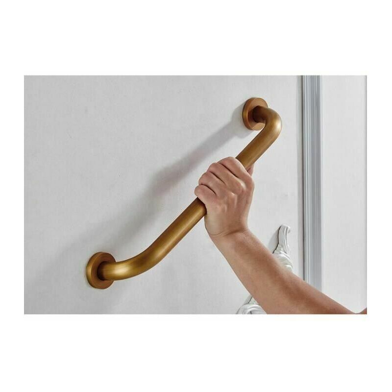 Ahlsen - Gold Handrail 30cm Main courante de sécurité en cuivre pour salle de bains pour personnes âgées Convient pour la douche