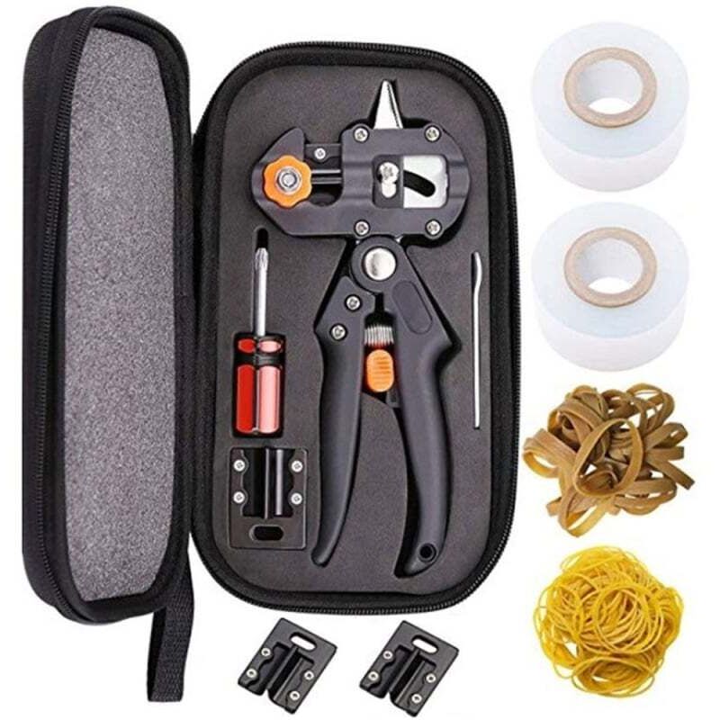 Ahlsen - Greffoir et pince à greffer ensemble d'outils de greffe de jardin domestique sécateur professionnel
