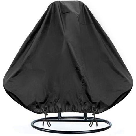 Ahlsen Hängesessel-Abdeckung, wasserdicht, Hängesessel-Abdeckung, Schutzhülle für Eierstuhl, winddicht, UV-beständig, strapazierfähiges Oxford-Gewebe (232 x 203 cm)