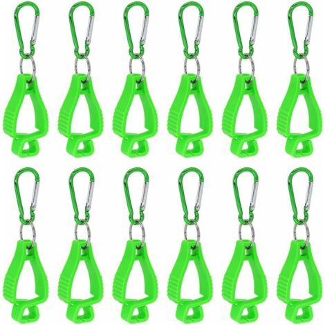 Ahlsen Handschuh-Clips für Arbeitshandschuhhalter, Handschuhgürtel mit Metallkarabinern für Bauarbeiter-Clips