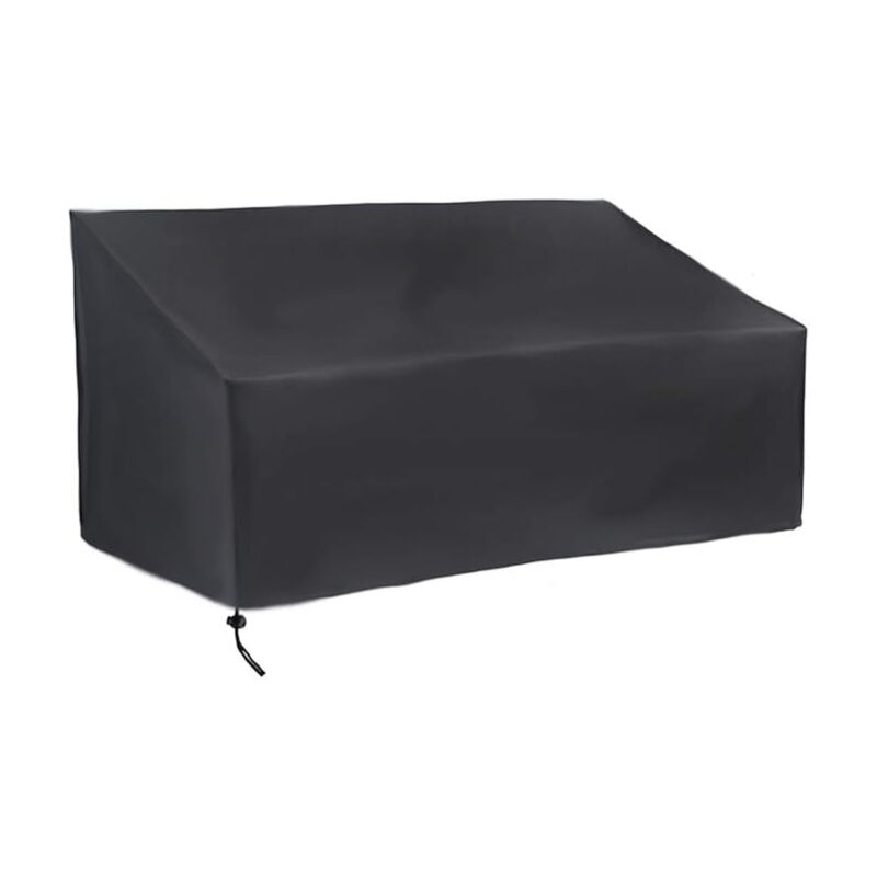 Ahlsen Housse Banc de Jardin 4 Places, Housse Banc Exterieur Patio Anti-poussière, Anti-UV, Étanche, Coupe-Vent, Oxford Housse de Protection pour