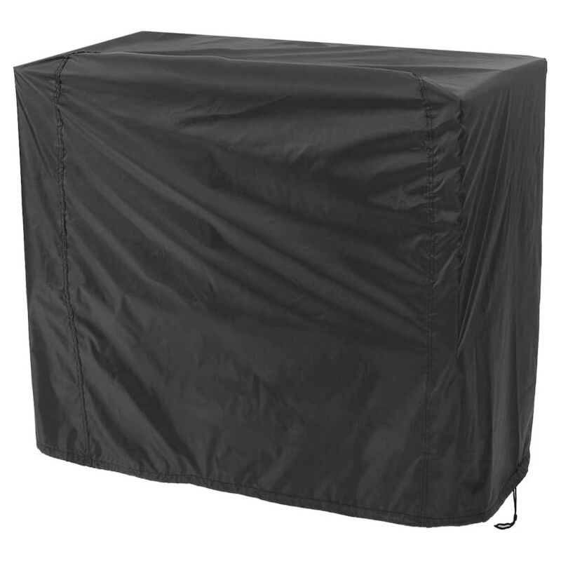 Housse Barbecue Noir, Couverture de Gril Anti-/Anti-l'eau/Anti-l'humidité Protection Poussière Eau Résistant au Vent pour Barbecue Extérieur Jardin