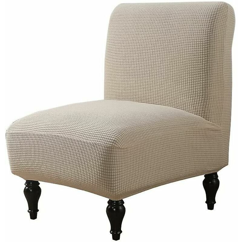 Ahlsen Housse de Chaise 1 Place sans accoudoirs Housse de Fauteuil Extensible Housse de Protection de Fauteuil Housse de Chaise sans accoudoirs