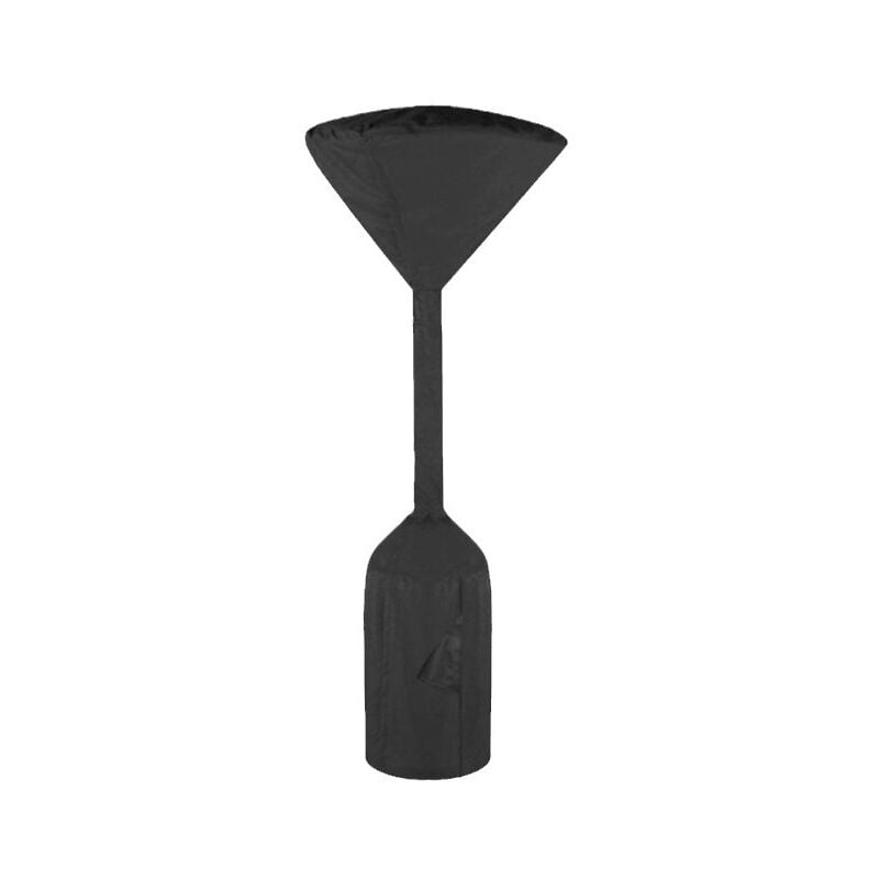 Ahlsen - Housse pour parasol chauffant rond, Noir