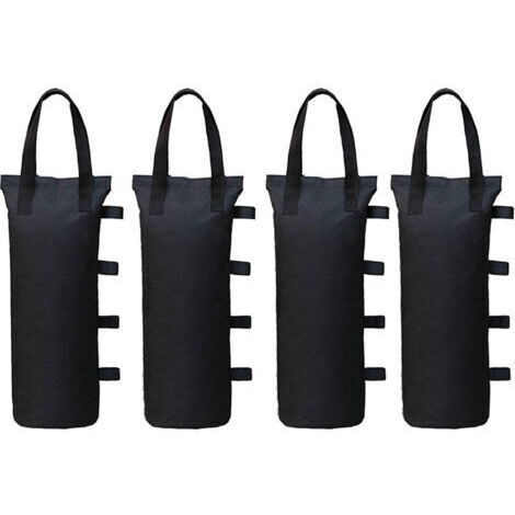 Ahlsen Industrial Pavillongewichte 600D, Set mit 4 Pavillongewichten, PVC-Innenbeschichtung, Sandsack für Pavillon, Pop-up-Zelt, Markise oder Sonnenschirm (Einzelrohr)