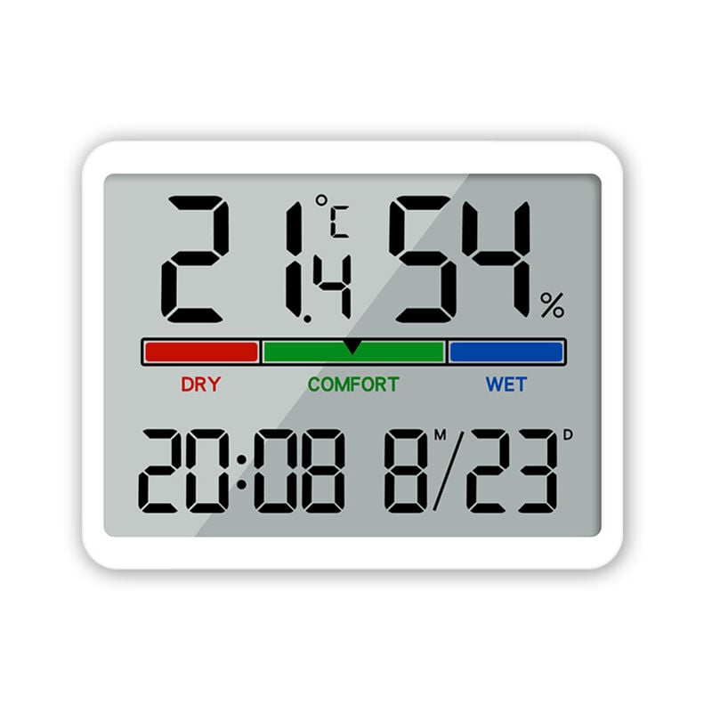 Image of Innenthermometer-Hygrometer, digitales Tischthermometer mit Temperatur- und Luftfeuchtigkeitsüberwachung, genaues Raumthermometer mit