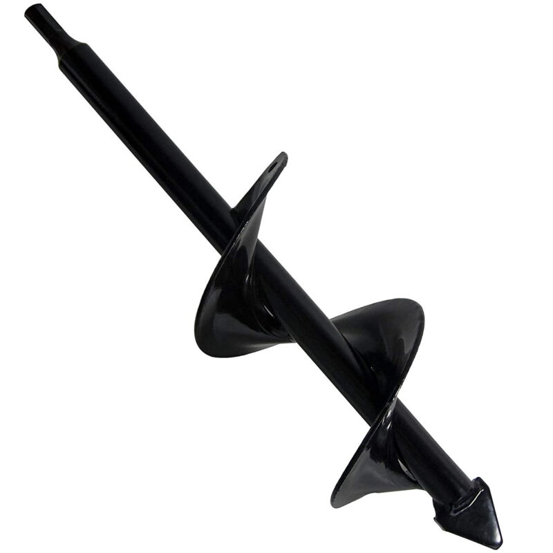 Ahlsen - Jardin Foreuse Tariere Thermique, Creuser des Trous Cultiver en Profondeur, Outil de Plantation Pratique 308cm,noir