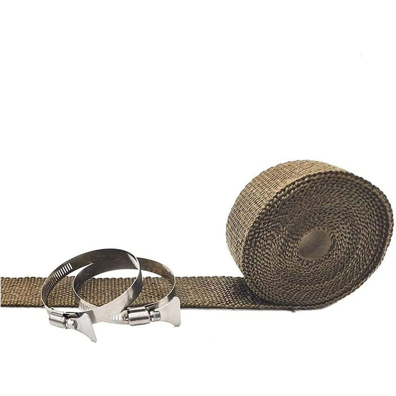 Ahlsen - Joints Tressé pour Poêle, Cheminée, Tube Poele, Porte de Four, Joints D'étanchéité Résistante à la Chaleur (5cm5m)