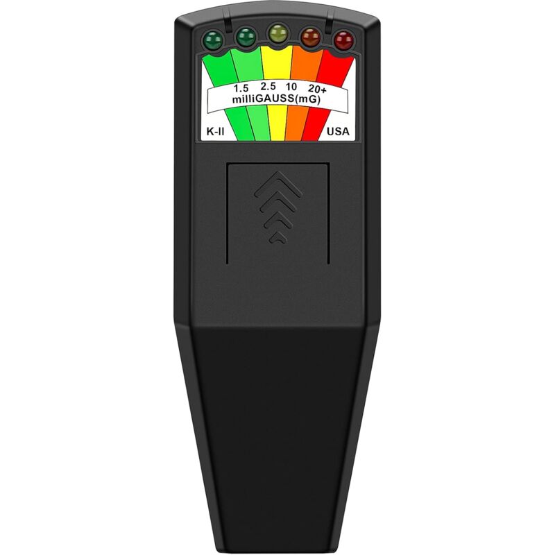 Ahlsen K2 EMF, Détecteur de Champ électromagnétique Crewell - avec Batteries de 9 V - Chasse fantômes - Équipement pour activité paranormale