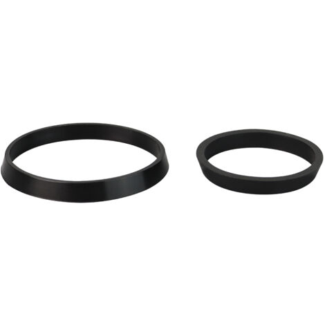 AHLSEN Kit de joints multiples siphon pour évacuation, noir