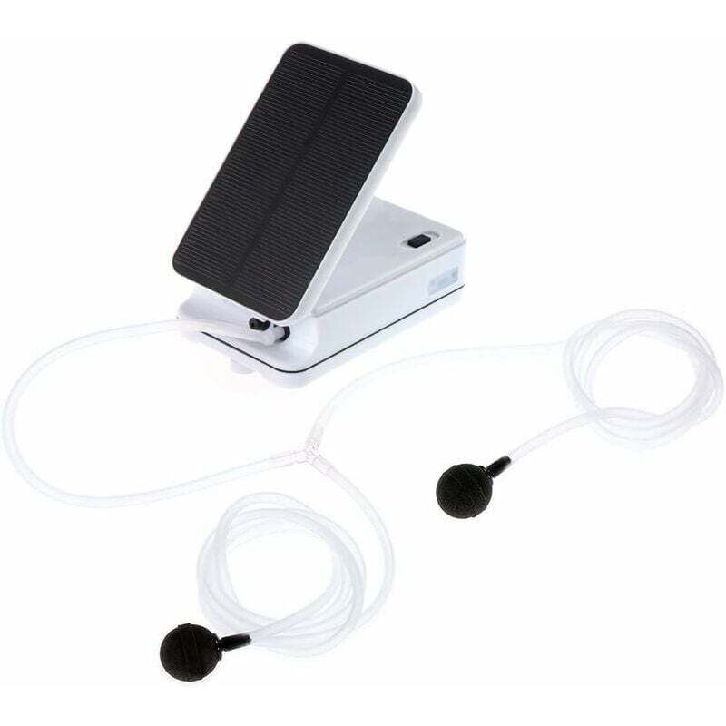 Kit de pompe à air à énergie solaire, oxygénateur et aérateur pour bassin - Ahlsen