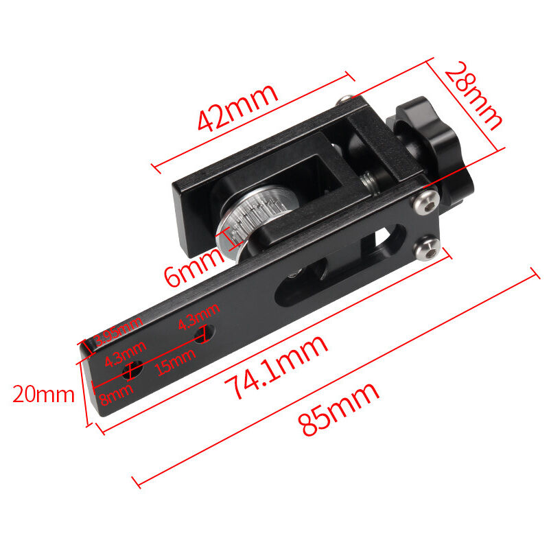 Kit Tendeur De Courroie De Mise à Niveau 3D, Tendeur De Courroie Profilé Axe x 2020 Et Tendeur De Courroie Profilé Axe y 2040 Pour Ender 3 [2 Pièces]
