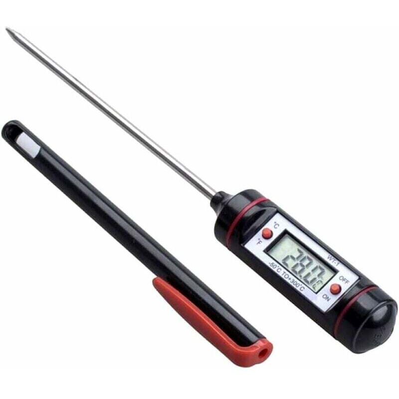 Image of Ahlsen Kochthermometer mit Sonde, Stiftthermometer aus Edelstahl