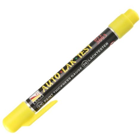 Ahlsen Lackdickenmessgerät, Stifttyp, wasserdichter Lackschichtdickentester mit magnetischer Spitze, Farbskala im Mikrometerbereich (1 Stück)