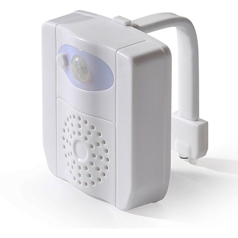 Lampe Toilette Veilleuse –Lampe Toilette led Détecteur avec Désinfection uv, Lumières de Toilette de Capteur Activé avec Aromathérapie & 16 Couleurs,