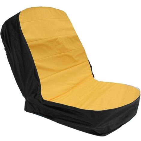 Ahlsen Lawn Mower Seat Cover, Lawn Tractor Seat Cushion, Waterproof Durable Tractor Seat Cover with Storage Bag, Anti-UV Cover for Most XL