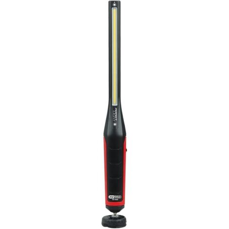 Ahlsen LED-Arbeitsleuchte mit neigbarem Kopf – 600 Lumen IP20 – Arbeitslampe mit Dimmer und Magnetfuß – Werkstattlampe mit Projektor- und Arbeitslichtfunktion – ergonomischer Griff