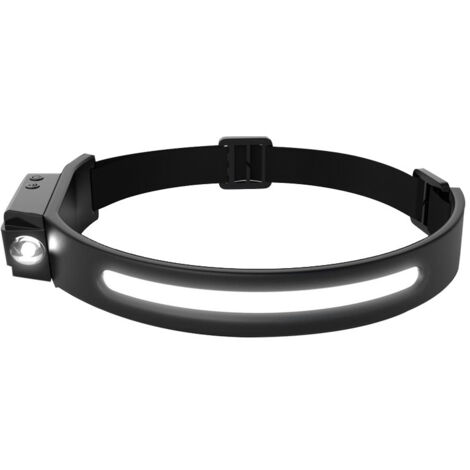 Ahlsen Linterna frontal LED recargable potente linterna frontal impermeable USB