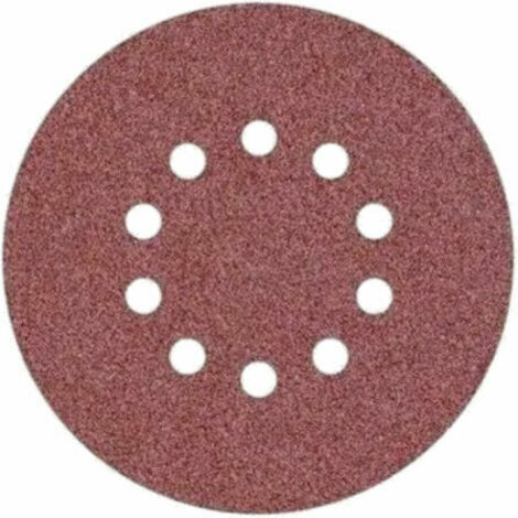 Ahlsen – Lot de 10 disques abrasifs 215mm – Grain 180 pour ponçage bois dur – Compatible ponceuses DS930, DS920, DS200