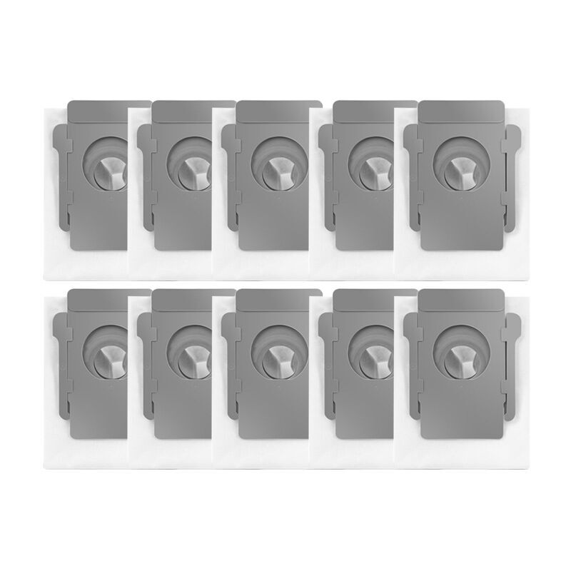 Lot de 10 sacs d'aspirateur pour iRobot Roomba i7 i7+ i7 Plus S9 S9+ i3 i3+ j7 j7+ E5 E6 E7 pour iRobot Sacs de rechange pour iRobot Roomba i7