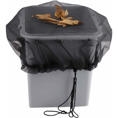 Ahlsen Lot de 2 filets de protection anti-moustique pour extérieur de jardin, seaux, feuilles