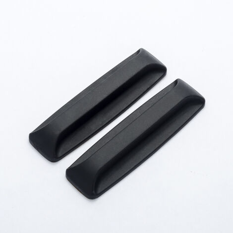 Ahlsen Lot de 2 poignées de placard autocollantes instantanées - Poignées de porte coulissantes adhésives - Noir 1031.5cm