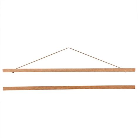 Ahlsen Magnetischer Holz-Bilderrahmen, Naturholz, Poster-Aufhänger, DIY-Bild, Poster, Kunstwerk, 51 cm, Foto-Leinwanddruck-Aufhänger für Wanddekoration