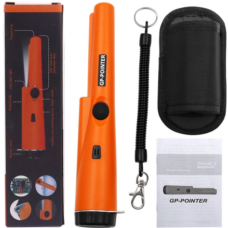 Image of Metalldetektor - Wasserdichter Pinpointerstab, hochpräzise professionelle Schatzsuchsonde - Ahlsen