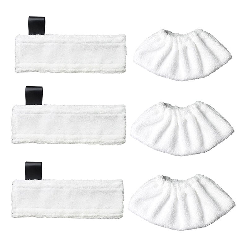 Ahlsen - Microfiber cloths + 3 microfiber cloth sets for Kärcher SC5/SC4/SC3/SC2/SC1, replacement cloths for Kärcher EasyFix steam cleaner