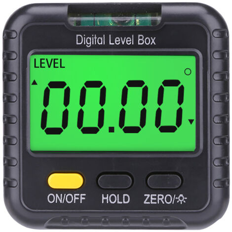Ahlsen Mini caja de medición Digital, Detector de medidor Gau, Base transportadora, herramienta de medición electrónica