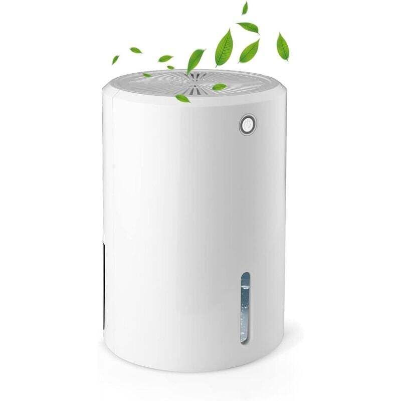 Ahlsen - Mini Déshumidificateur Électrique, 900 ml Déshumidificateur d'Air Portable - Arrêt Automatique, Silencieux contre l'Humidité et la