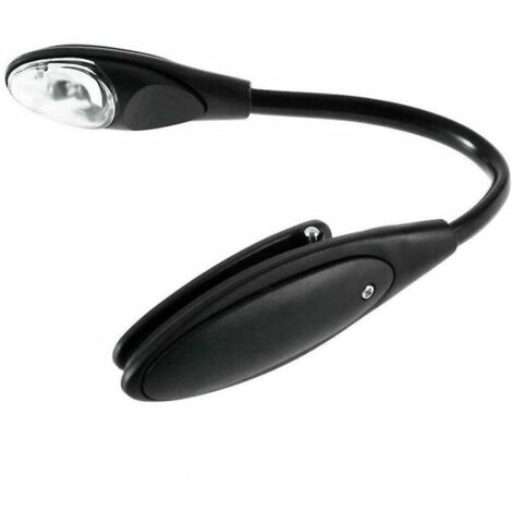 Ahlsen Mini Helle Flexible Clip Buch Licht Laptop Weiße LED Leselampe Licht Kompakte Tragbare Studentenwohnheim Licht,