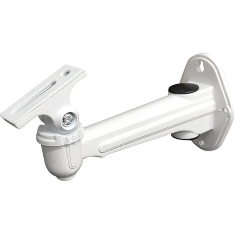 Ahlsen Mini Support Projecteur Mural, pour CCTV/Caméra/Projecteur/Webcam- Rotation 360° (Blanc)