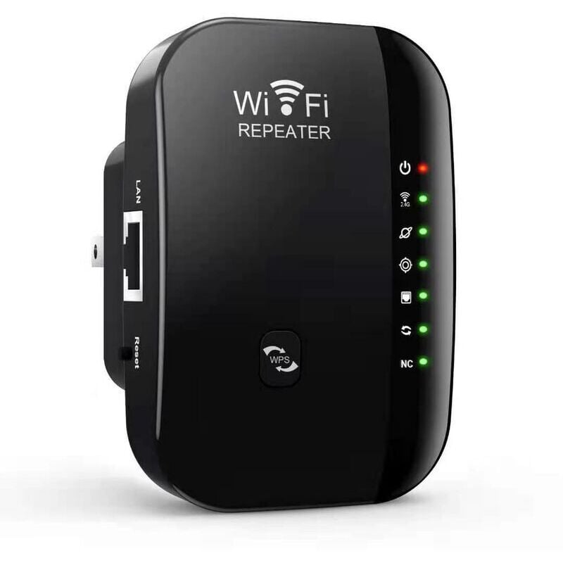 Ahlsen - Nouveau 300M bun amplificateur de signal sans fil transmetteur d'extension de réseau ap booster répéteur (noir)