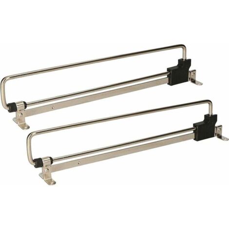 Ahlsen Pack de 2 barras para colgar armario extensibles de 300 mm