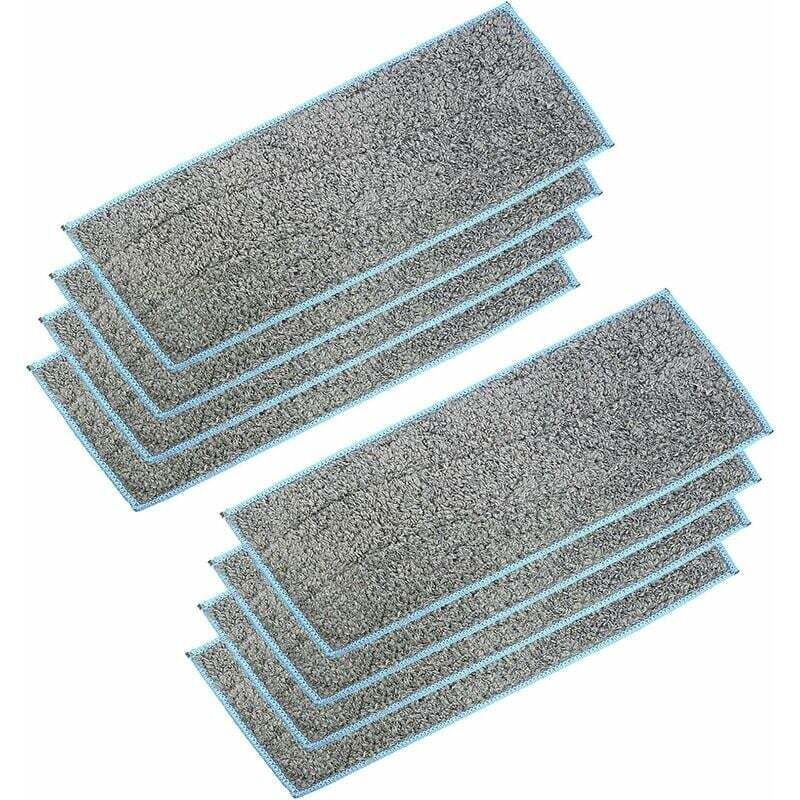 Ahlsen - Pack De 8 Tampons De Vadrouille Humides Lavables Et Réutilisables Pour M6 Robot Mop 270106mm