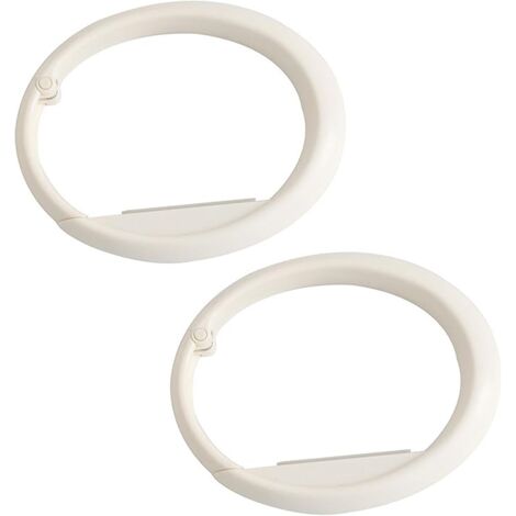 Ahlsen Pack of Hooks, Bag Hanger, Handbag Hook for Table, Foldable Bag Hanger, Bag Holder for Hanging Handbags, Handbags, Table Hanger for Table, Restaurant (White) (11 x 8.5 cm)