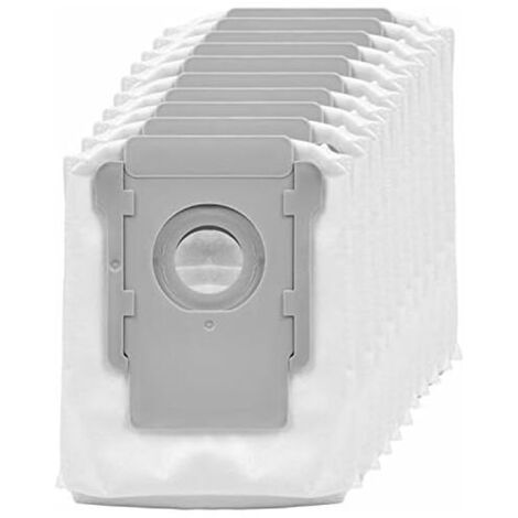 Ahlsen Paquete de 10 bolsas de repuesto para aspiradora compatibles con iRobot Roomba i & s Series - para i17 i7+ i7Plus (7550) i3+ (3550) i4+ (4552) i6+ (6550) i8+ (8550) s9+ (9550) - Bolsas de mudan