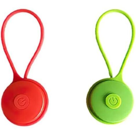 Ahlsen Paquete de reflectores de luz de seguridad LED intermitentes para mochila escolar con 3 modos de iluminación para mochila escolar luz de seguridad senderismo correr mascotas