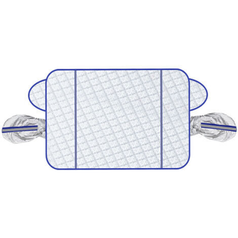 Ahlsen Pare-Brise Couverture de Voiture Imperméable Repliable avec Magnétiques Protection pour Pare-Soleil Anti Givre Pare-Brise Avant pour Voiture Anti UV Pluie et Neige 145105cm