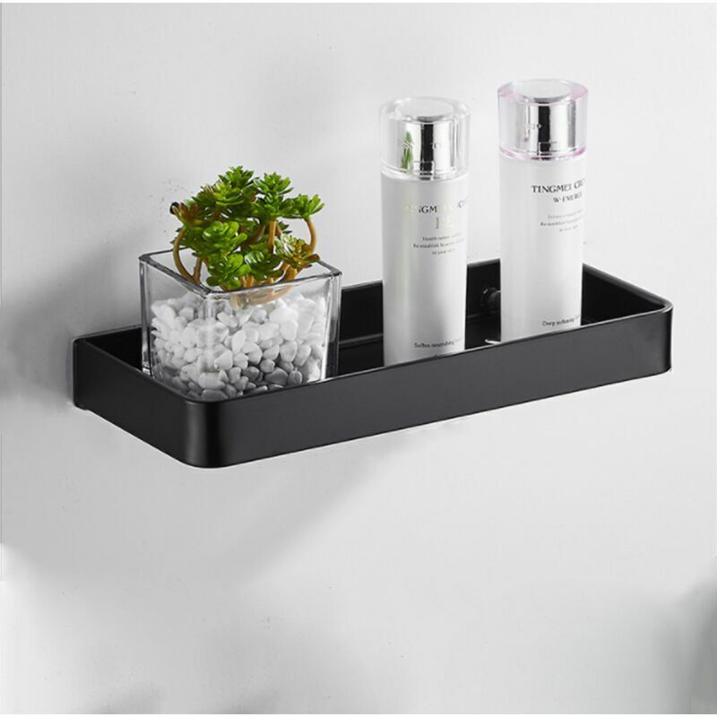 Ahlsen - Perle rare Supports de salle de bain Porte-serviettes mural non perforé de salle de bain Porte-serviettes de toilette pour lavabo (30 cm