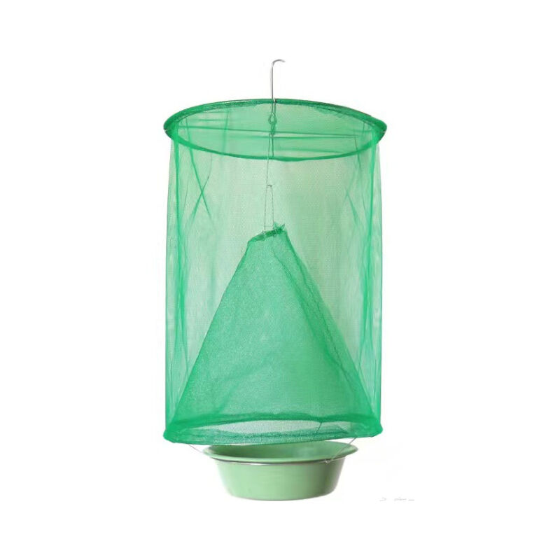 Piège à Mouches de Ranch, Piège à Mouches Suspendu extérieur, Pliable,Parc, Restaurants 33X24cm (Verte) 4 Pièces - Ahlsen