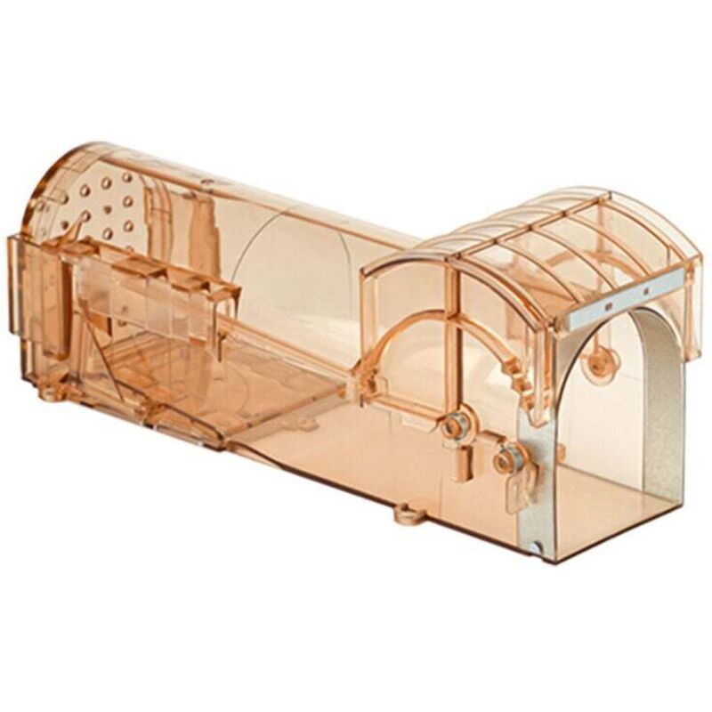 Ahlsen - Piège à souris vivant, piège à souris humain réutilisable avec trou d'aération non mécanique, adapté pour la cuisine, le jardin, la maison,