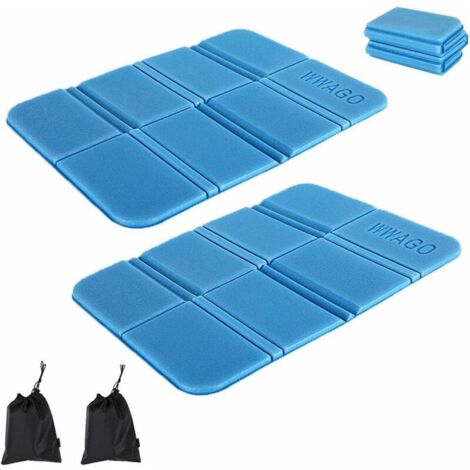 Ahlsen Pieza de cojín plegable para asiento exterior, cojín térmico, cojín térmico para asiento, cojín plegable para asiento exterior, cojín impermeable para asiento infantil para cámara de jardín al 