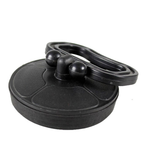 Ahlsen Pieza de tapón de drenaje de cocina, tapón de fregadero de cocina, tapón de drenaje de bañera, tapón de fregadero de baño, tapón de fregadero de goma, fregona de baño, tapón de piscina, negro