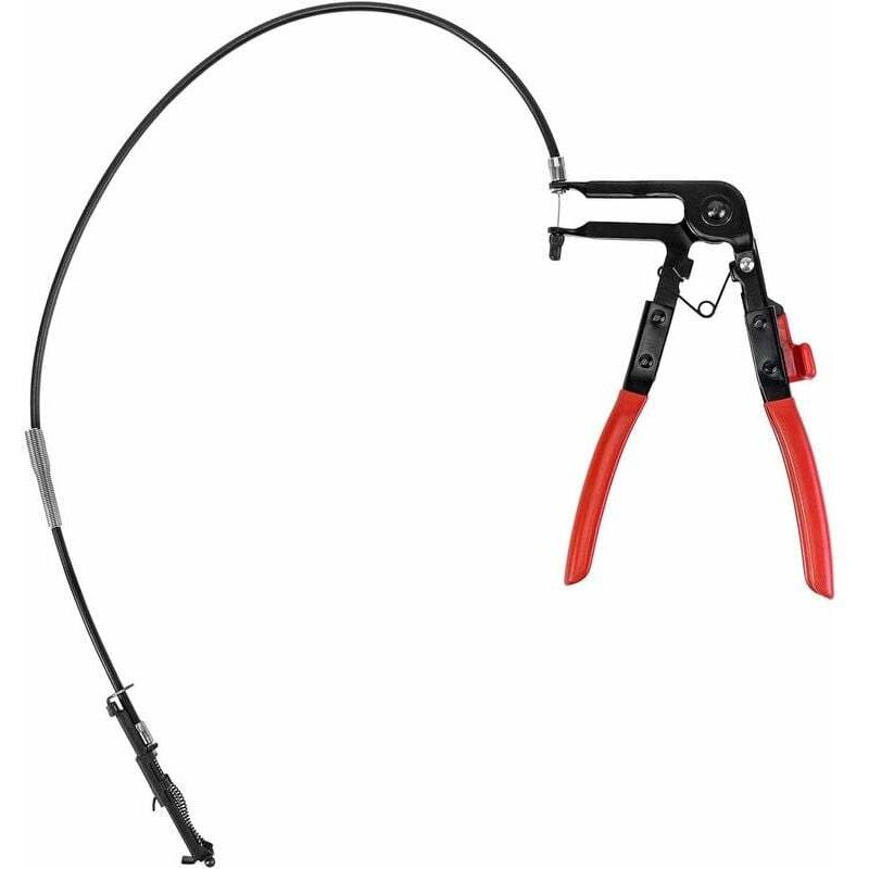 Ahlsen - Pince a Collier De Durite, Pince Pour Collier De Serrage Avec 610 Mm Câble Bowden, Outillage Mecanique Auto, 1 Pièce