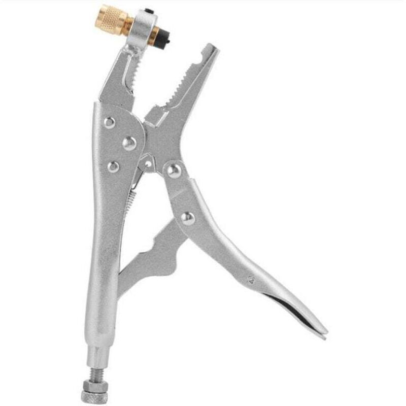 Ahlsen Pince De Verrouillage -Pince de verrouillage de tube de réfrigération de récupération de réfrigérant de climatiseur en acier de haute