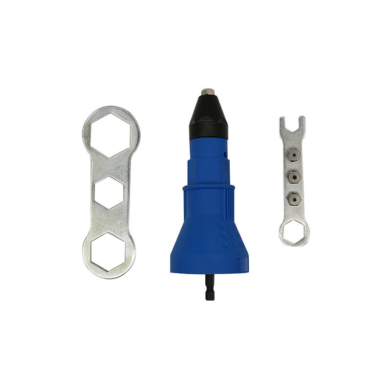 Ahlsen - Pistolet à riveter électrique Outil de rivetage d'écrou de rivetage électrique Adaptateur de foret de rivetage sans fil a