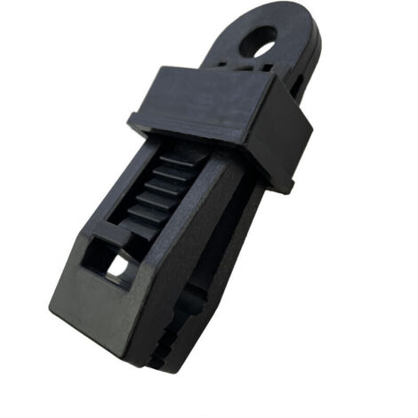 Ahlsen Planen-Zelt-Clip aus Kunststoff, 40 Stück, Mehrzweck-Zelt-Planen-Clips aus Kunststoff mit Druckknöpfen für Planen, Markisen und Abdeckungen, Zelte, Outdoor-Camping, Wohnwagen, Markisen – schwar